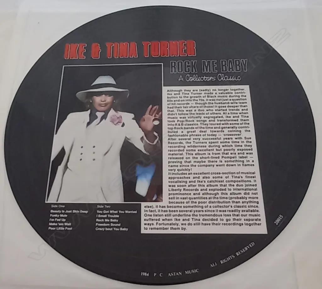 Ike & Tina Turner, Rock Me Baby: A Collectors Classic, (Picture Disc) Image 1++